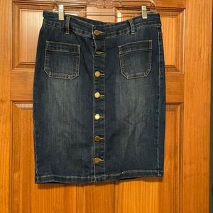 The Limited denim skirt